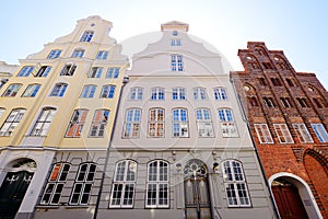 Cityscape of Lubeck old city, Germany