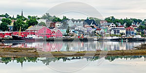 Cityscape of Lunenburg in Nova Scotia, Canada