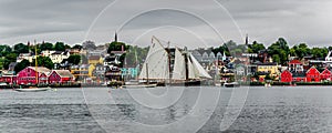 Cityscape of Lunenburg in Nova Scotia, Canada