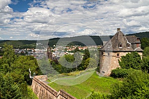 Cityscape of Marburg as seen from the Marburg fortress