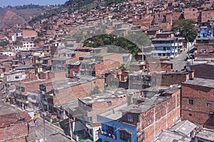 Cityscape of Medellin city, in Antioquia region, Colombia. photo