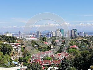 The cityscape of Metro Cebu