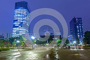 Cityscape of Minato district of Tokyo