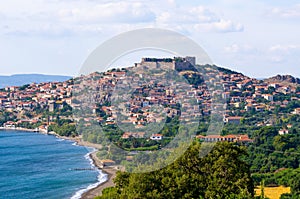 Cityscape of Mithymna, Lesbos, Greece