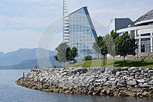 Cityscape of Molde, Norway photo