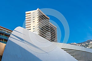 Cityscape of Monaco and Port Hercule