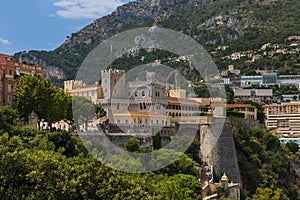 Cityscape of Monaco and Prince Palace