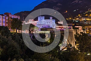 Cityscape of Monaco and Prince palace