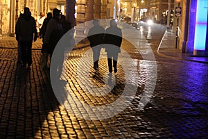 Cityscape at night