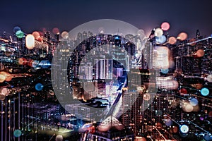 Cityscape in the night