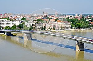 Cityscape of Novi Sad, Serbia