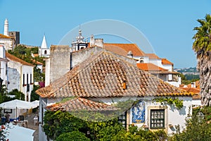Cityscape of Obidos. Estremadura, Portugal photo