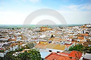 Cityscape of Osuna, province of Seville, Andalusia, Spain