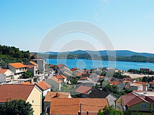 Cityscape outskirts of Sibenik.