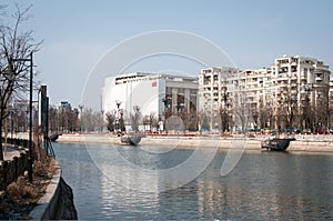 Cityscape over the river