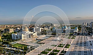 Cityscape with palaces