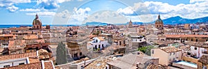 Cityscape of Palermo in Italy