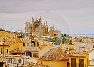 Cityscape of Palma of Majorca