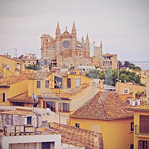 Cityscape of Palma of Majorca