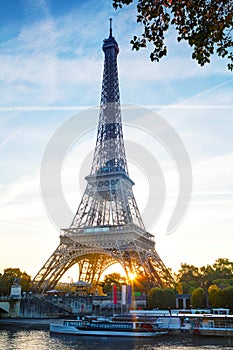 Cityscape of Paris with the Eiffel tower