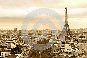 Cityscape of Paris France