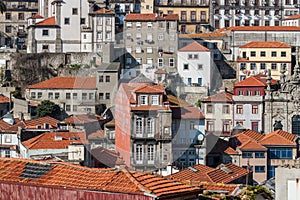 Cityscape of Porto with old ancient buildings