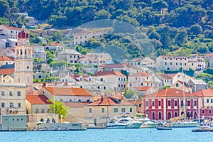 Cityscape of Pucisca town, Brac.