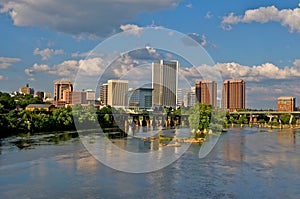 Cityscape of Richmond, Virginia.