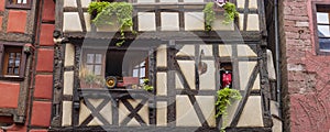 Cityscape Riquewihr in France