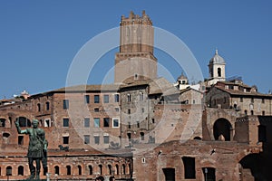 Cityscape of Rome Italy photo