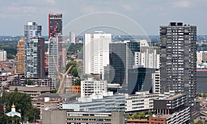 Cityscape of Rotterdam, the Netherlands