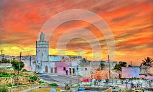 Cityscape of Safi, a city in western Morocco on the Atlantic Ocean