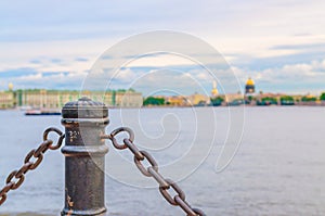 Cityscape of Saint Petersburg city