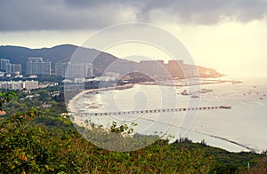 Cityscape of Sanya, Hainan, China