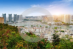 Cityscape of Sanya, Hainan, China