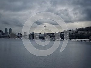 Cityscape of Seattle, Washington Skyline 