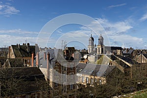 Cityscape of Sedan, Ardennes, France