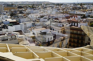 Cityscape of Seville, Spain