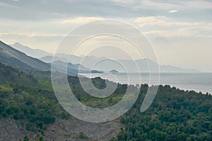 Cityscape of Shkoder, Albania