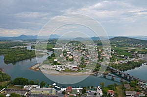 Cityscape of Shkoder, Albania