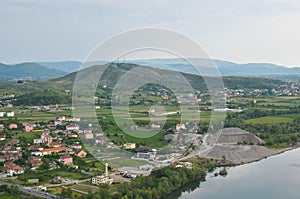 Cityscape of Shkoder, Albania