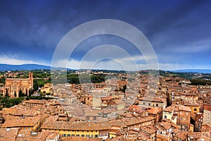 Cityscape of Siena (toscana - italy)