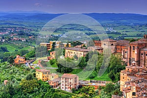 Cityscape of Siena (toscana - italy)