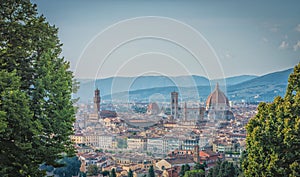 Cityscape skyline of Florence, Tuscany, Italy