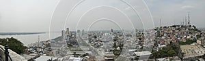 cityscape skyline of Guayaquil Ecuador in south america