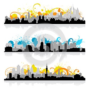 Cityscape skyline vector