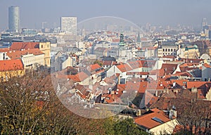 The cityscape of slovakian capital Bratislava