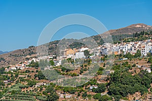Cityscape of Spanish town Lanjaron photo