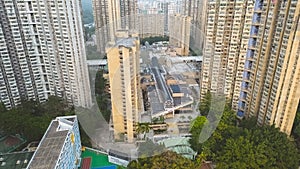 a cityscape of Tai Wo, hong kong 23 Jan 2023