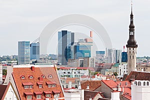 Cityscape of Tallinn. Estonia photo